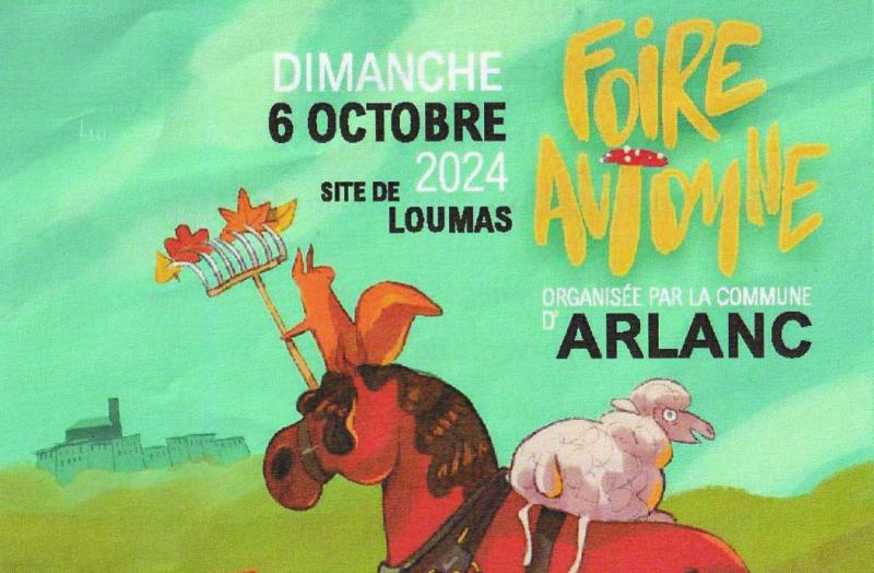 Foire d'ARLANC - dimanche 6 octobreCheval